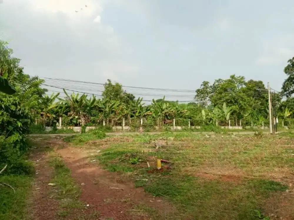 Dekat Stasiun Jatake BSD Kavling Murah Pinggir Jalan Free SHM