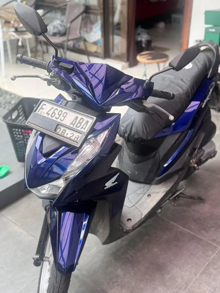 Honda Beat Blue Cbs 2023 Pajak off 2024 tangan ke 1