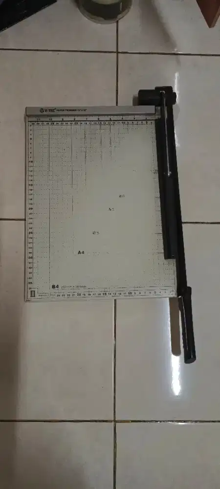 Alat potong kertas, kertas jeruk, map, amplop, map plastik, dsb