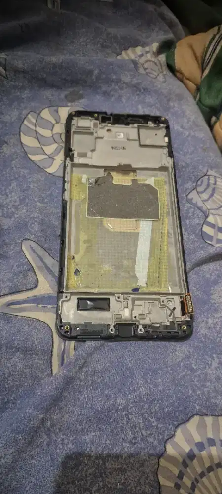 Jual lcd plus frame original bawaan hp samsung m54