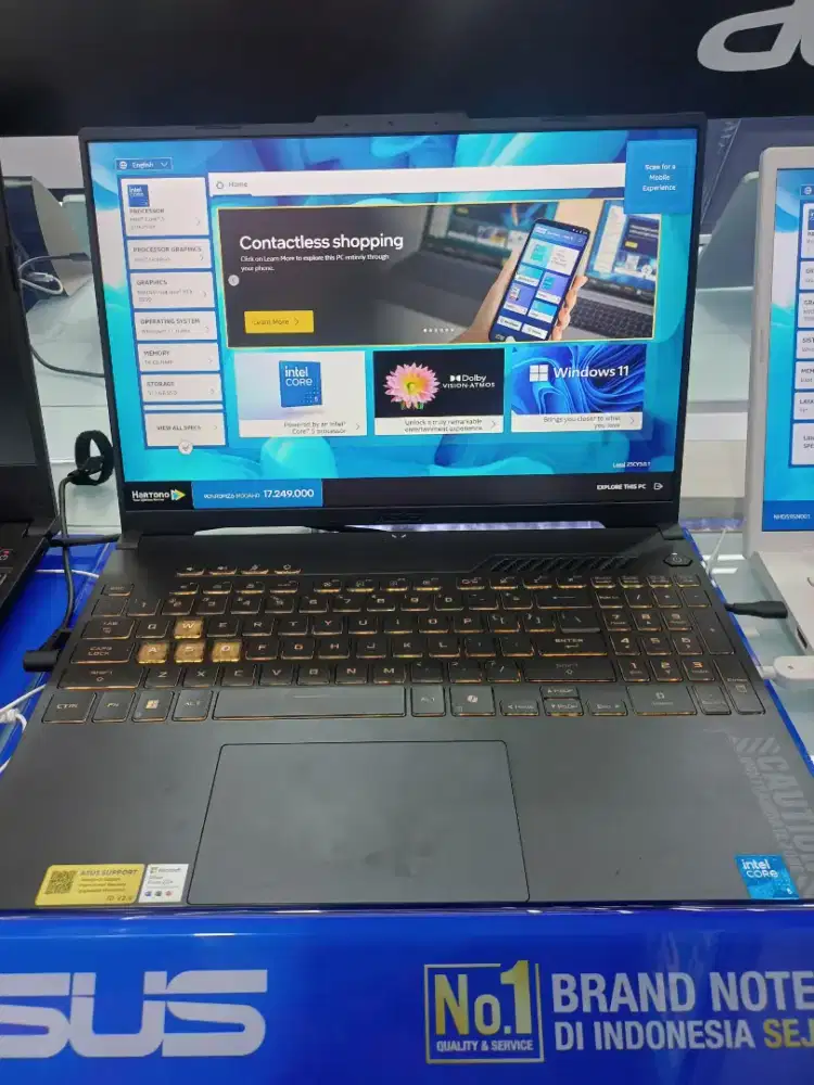 Cicilan tanpa kartu kredit DP 0% Laptop Asus