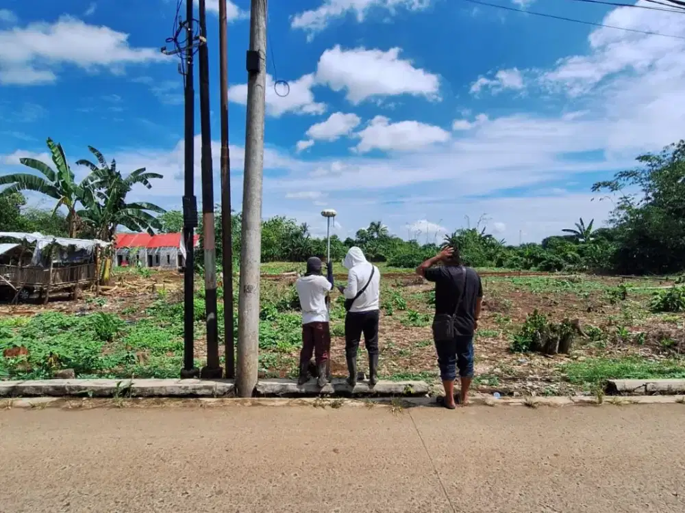 10 Menit Stasiun Jatake Dijual Murah Tanah Kavling Strategis, SHM