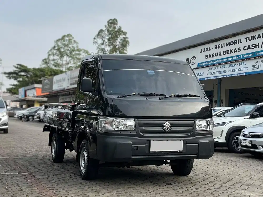 SUZUKI CARRY PICK UP WIDE DECK 1.5 AC PS MT MANUAL 2023 HITAM KM 61RB