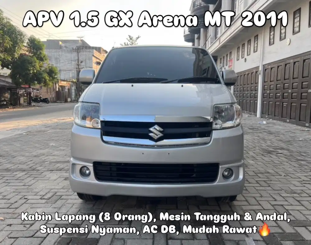 (TDP 15 JUTA!) Suzuki APV 1.5 GX Arena Manual Silver 2011