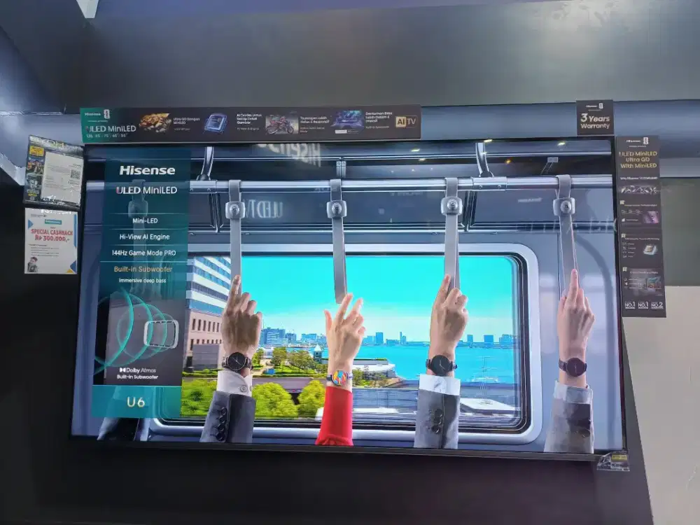 Cicilan tanpa kartu kredit DP 0% TV Hisense 55inch