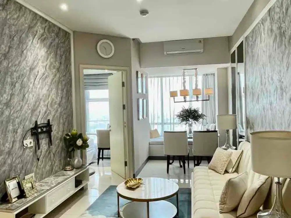 Disewakan Apartemen Benson Pakuwon 2BR Full Furnish Mewah Siap Huni View City