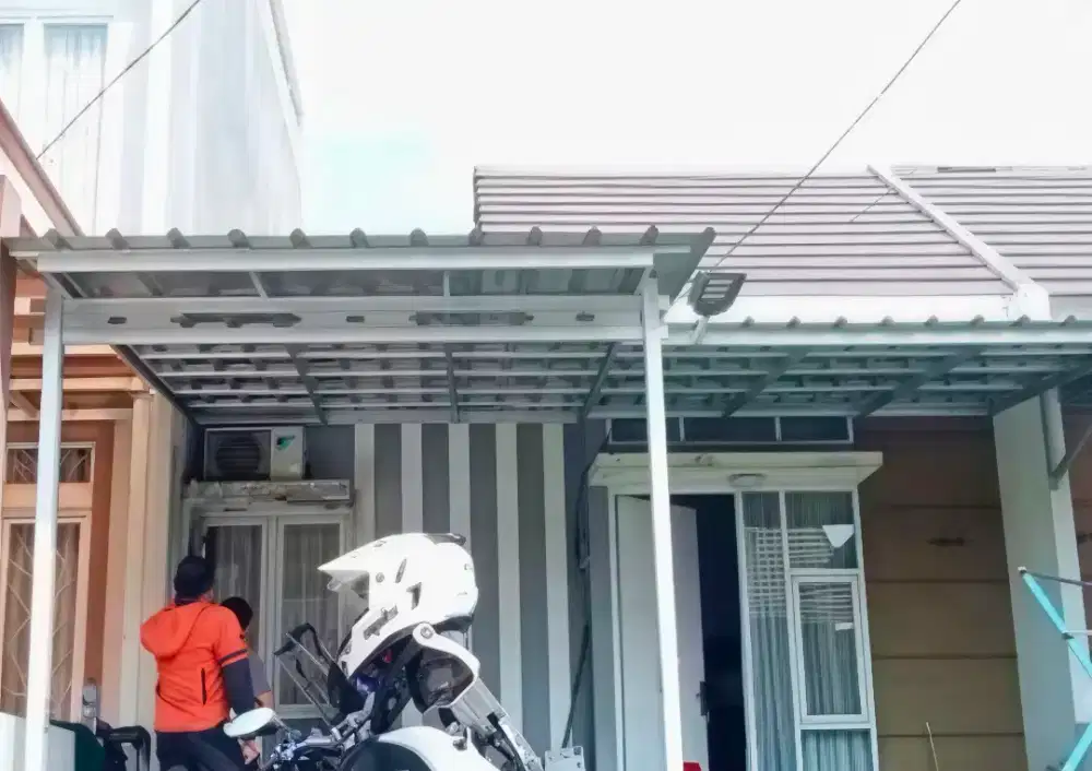 Pasang kanopi baja ringan