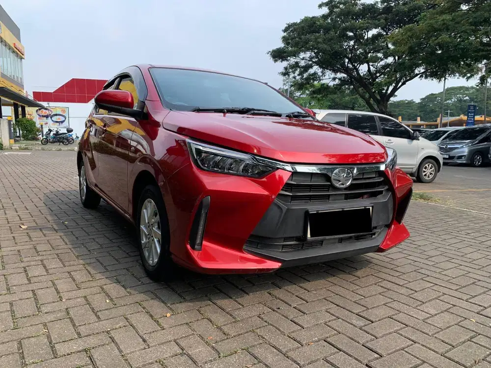 TOYOTA AGYA G 1.2 MT MANUAL 2025 MERAH , KM 36RB