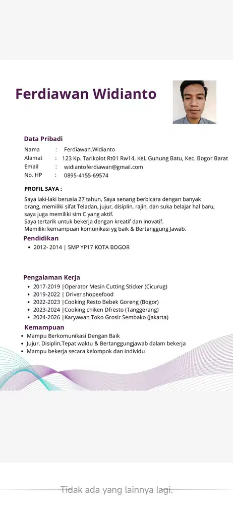 Cari Loker Apa saja,yang penting  HALAL