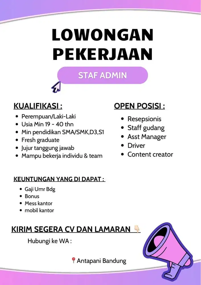 Info loker bandung
