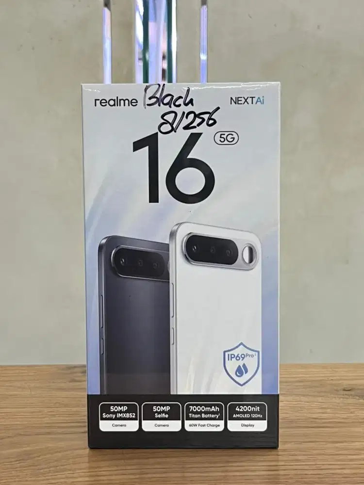 Realme 16 5G 8/256 New garansi resmi