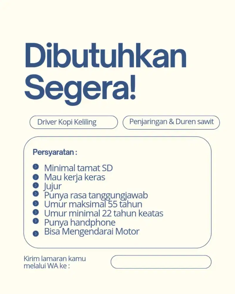 Rider kopi keliling