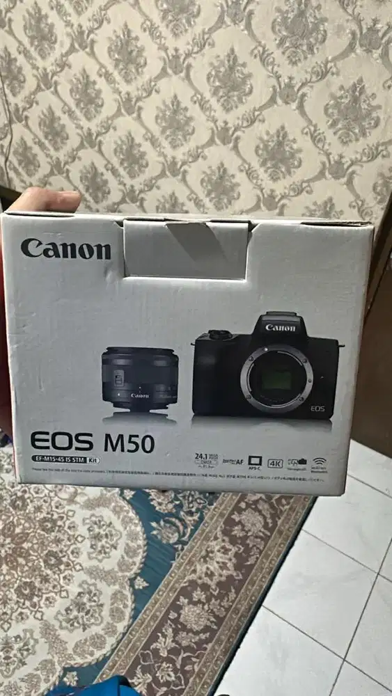 JUAL Camera Canon EOS M50 KIT 15-45mm & lensa canon 18-150mm Lengkap
