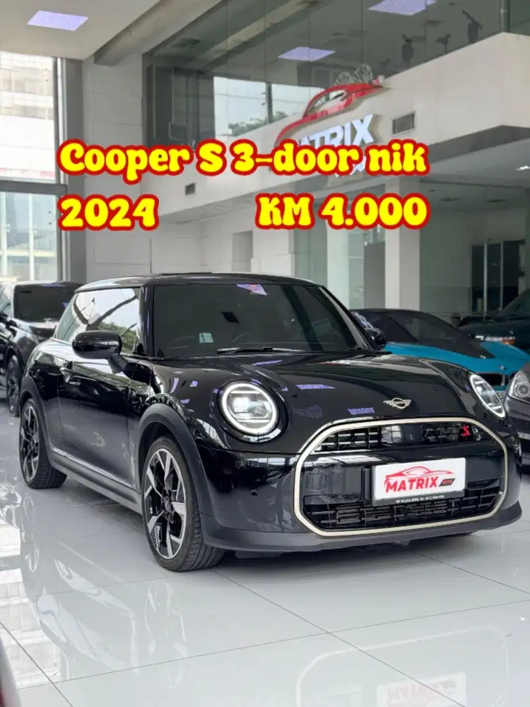 Mini Cooper S 3door AT Matic 2025 nik 2024 . Mini cooper 3 pintu