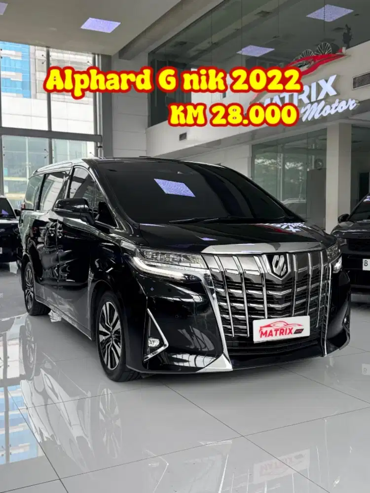 Toyota Alphard G AT Matic  2023 nik 2022