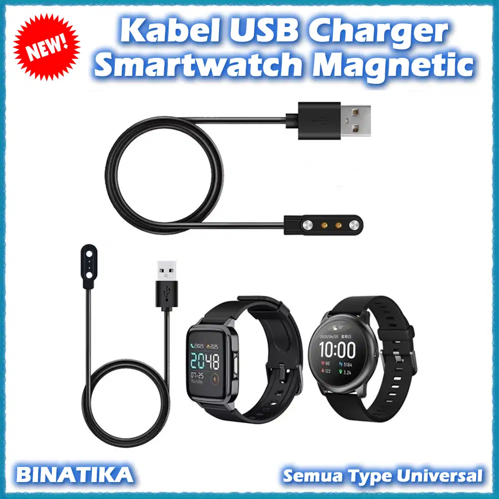 Kabel USB Charger Smartwatch Magnetic All Type Charger Smart Watch
