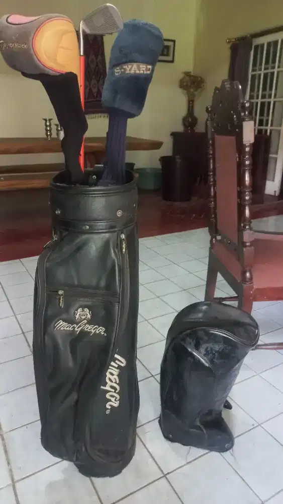 Tas Golf kulit Mc.Gregor stik golf taylor made stik golf trainer
