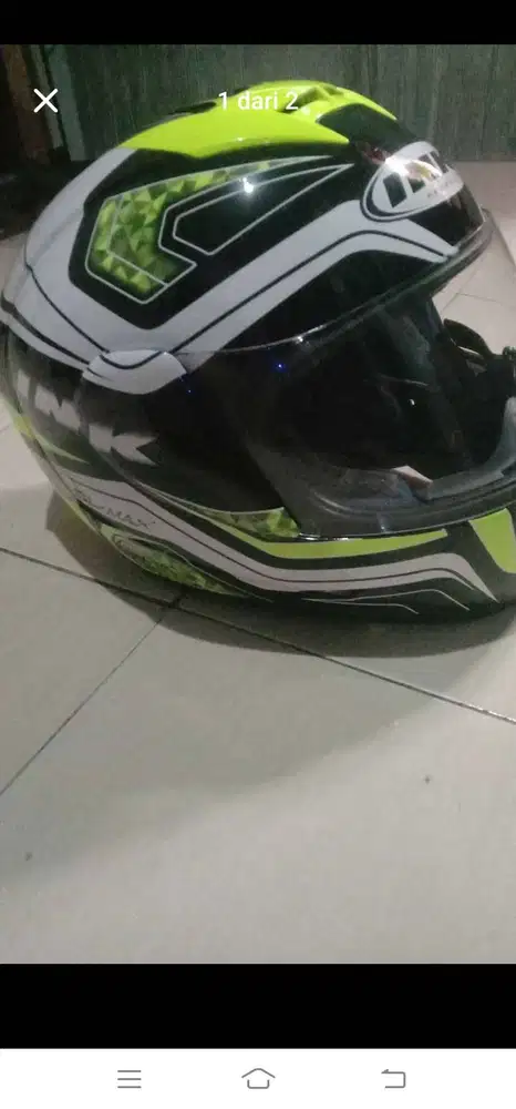 Helm full face ink .