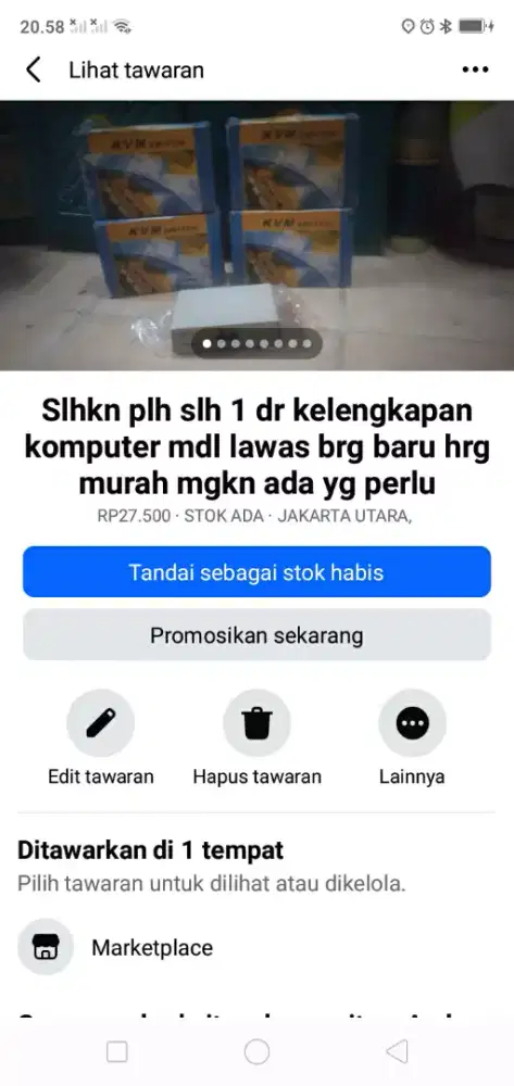 Slhkn plh slh 1 dr kelengkapan komputer mdl lawas  brg baru hrg murah2