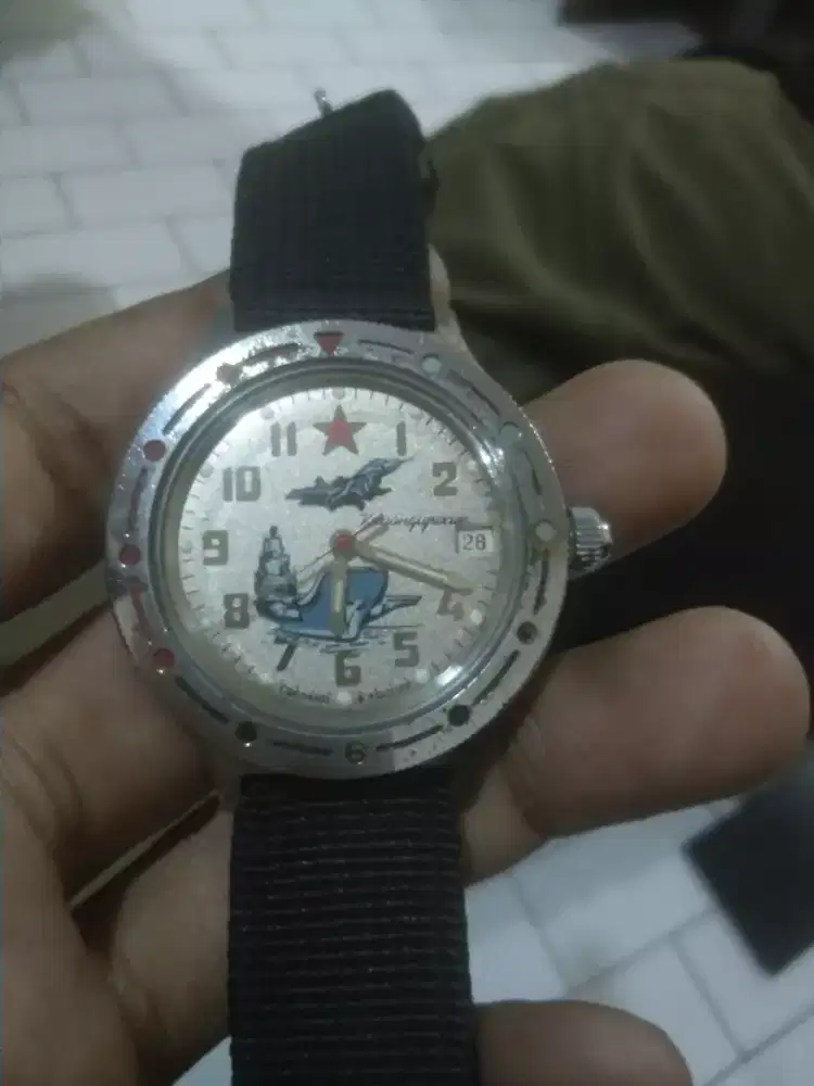 Jam tangan Rusia boctok automatic ori