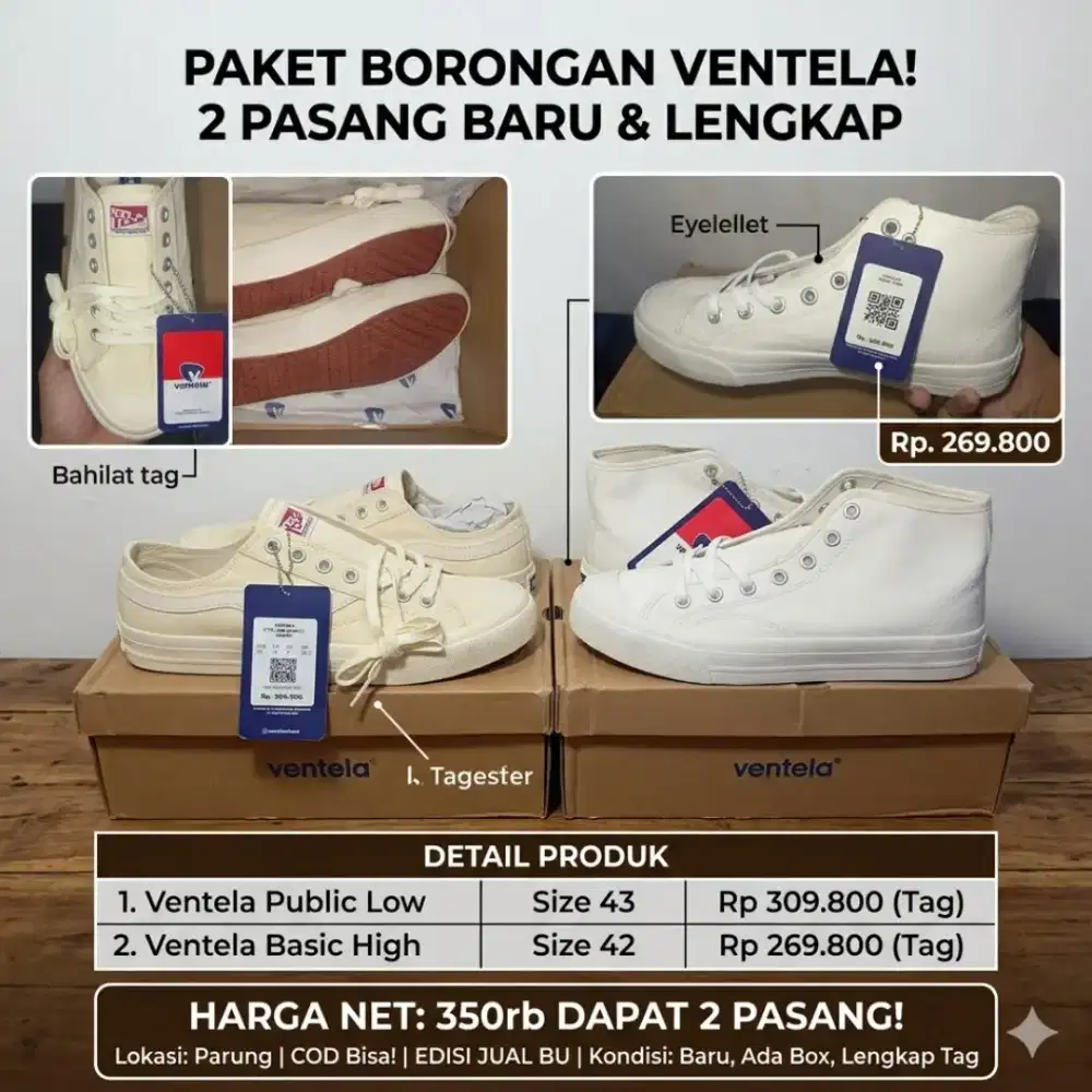 Ventela Origina Jual BU