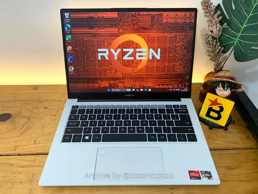 Laptop Advan Workpluss 1701 Ryzen 5 6600H 16/512 LED WUXGA IPS
