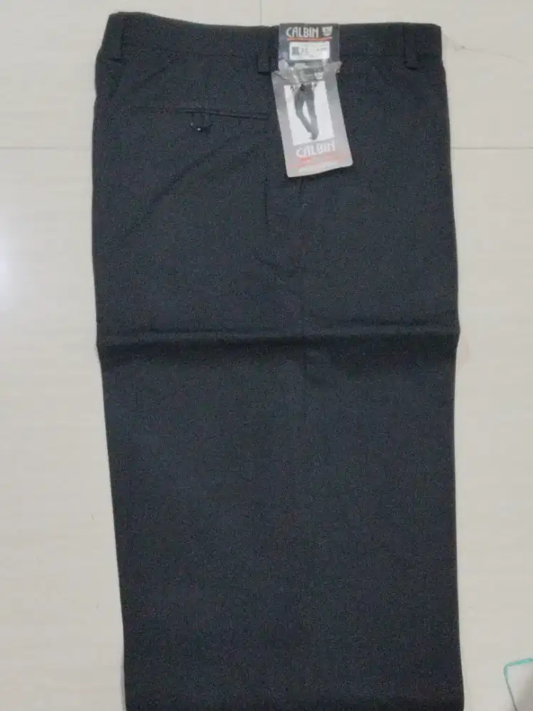 Celana katun panjang warna hitam baru
