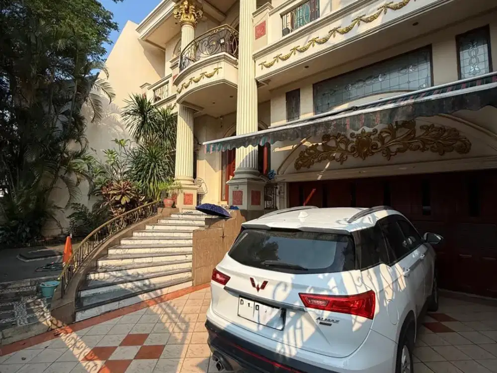 Jual rumah Pantai indah kapuk luas 405m furnish 3,5lt SHM Marmer