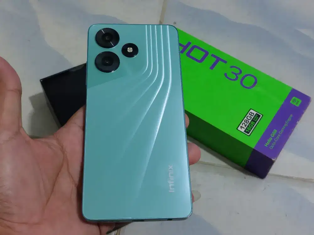 Infinix Hot 30 8/128 fulset original mulus