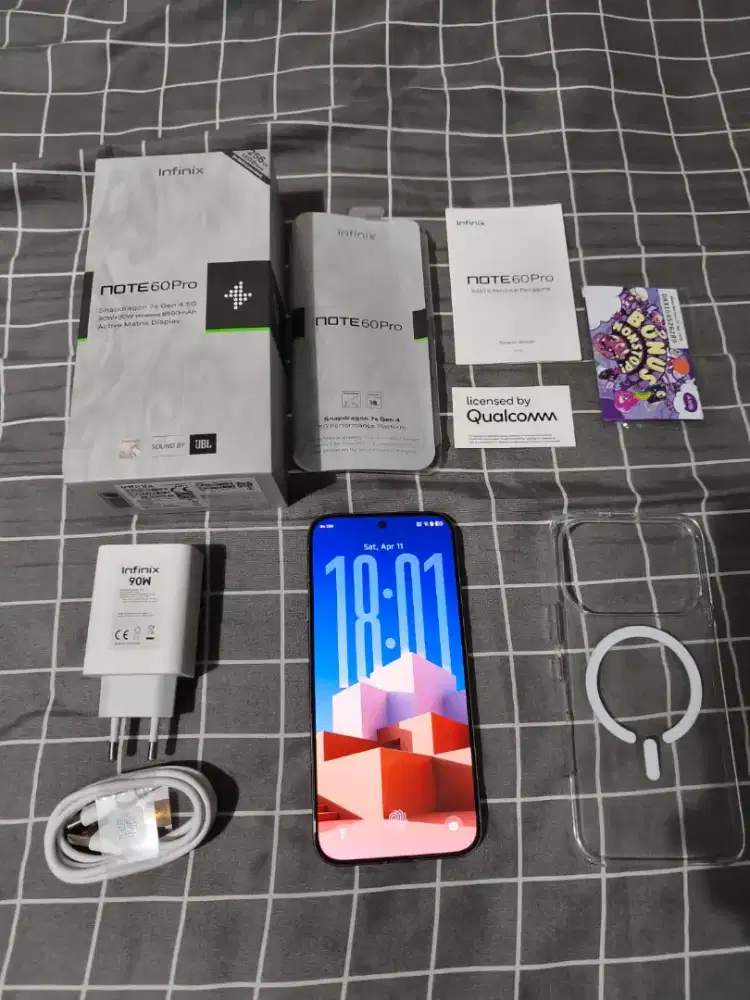 Infinix note 60 pro 5G ram 8/256 GB fullset