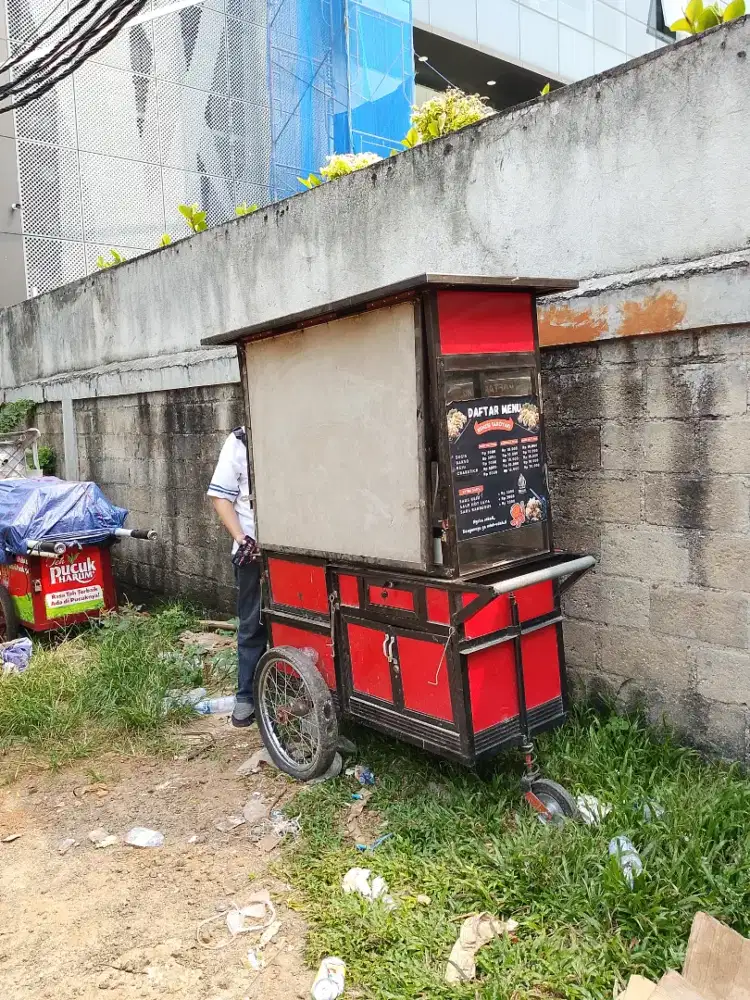 Dijual gerobak bekas