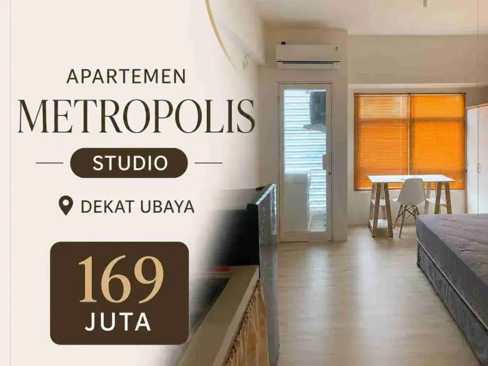 Dekat Ubaya‼️Dijual Apartemen Metropolis