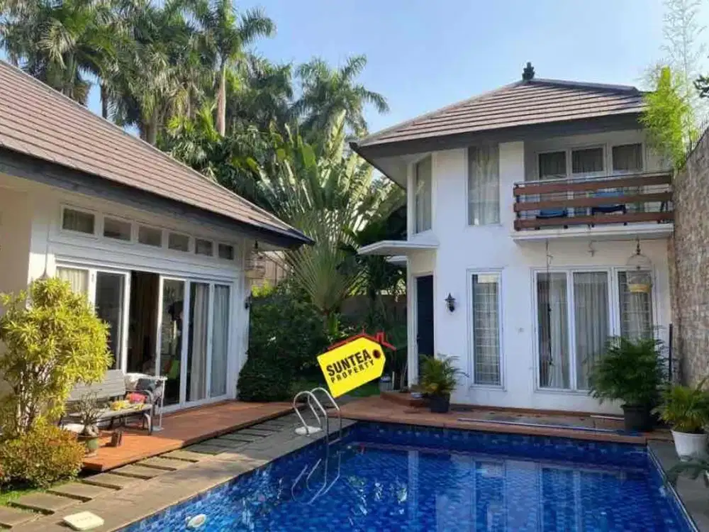 Hunian Rasa Resort, Rumah Cantik dengan Nuansa Villa Lengkap dengan Swimming Pool di Bintaro Area Sektor 9