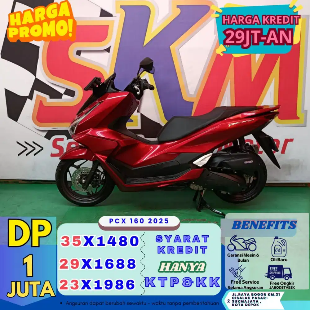 Kredit cukup ktp dan kk proses pcx 160 2025