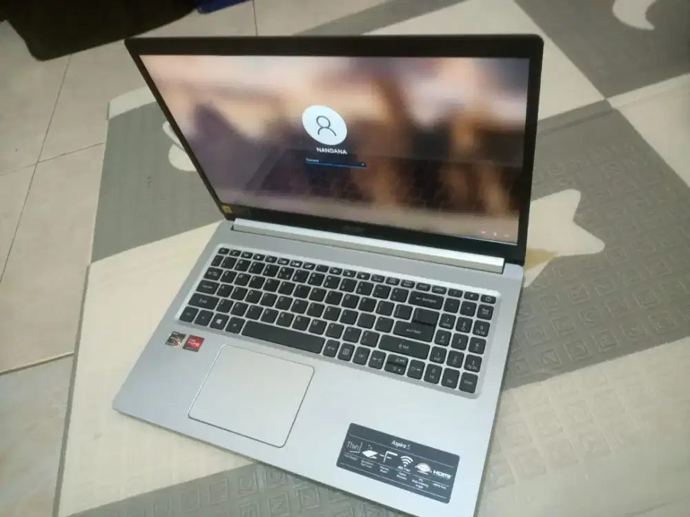 Lactop Acer Aspire A515-45 Ram 8 SSD 512 mlus normal semua unit SM cas