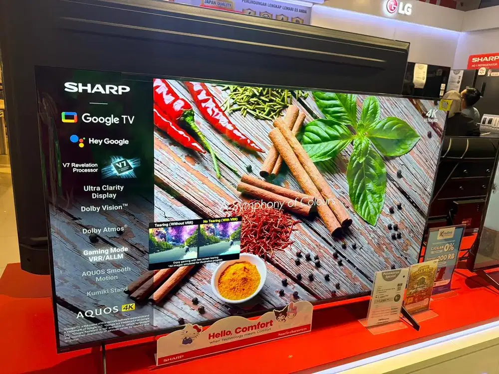 Promo Kredit TV Sharp Bunga 0%