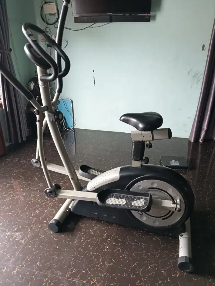 Sepeda statis manual merk shaga