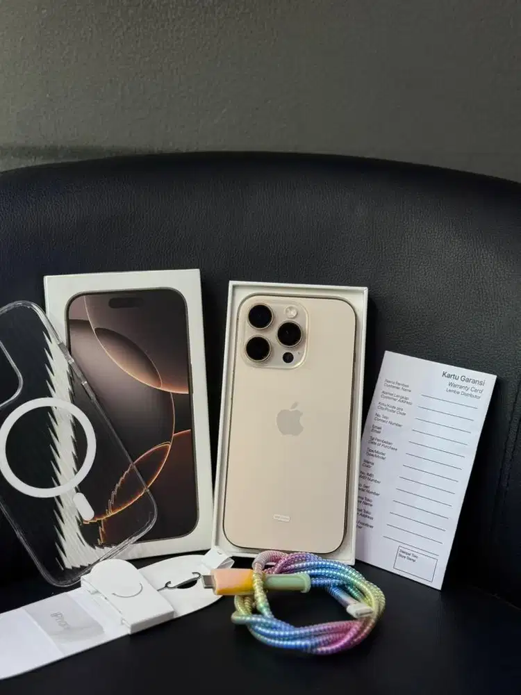 iphone 16 pro 128gb ibox bh 100% garansi on panjang s/d januari 2027
