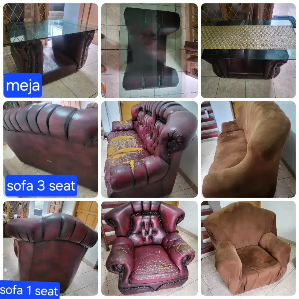 2 Sofa dan 1 Meja