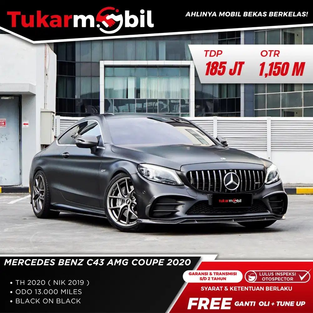 Mercedes Benz C43 AMG COUPE TAHUN 2020