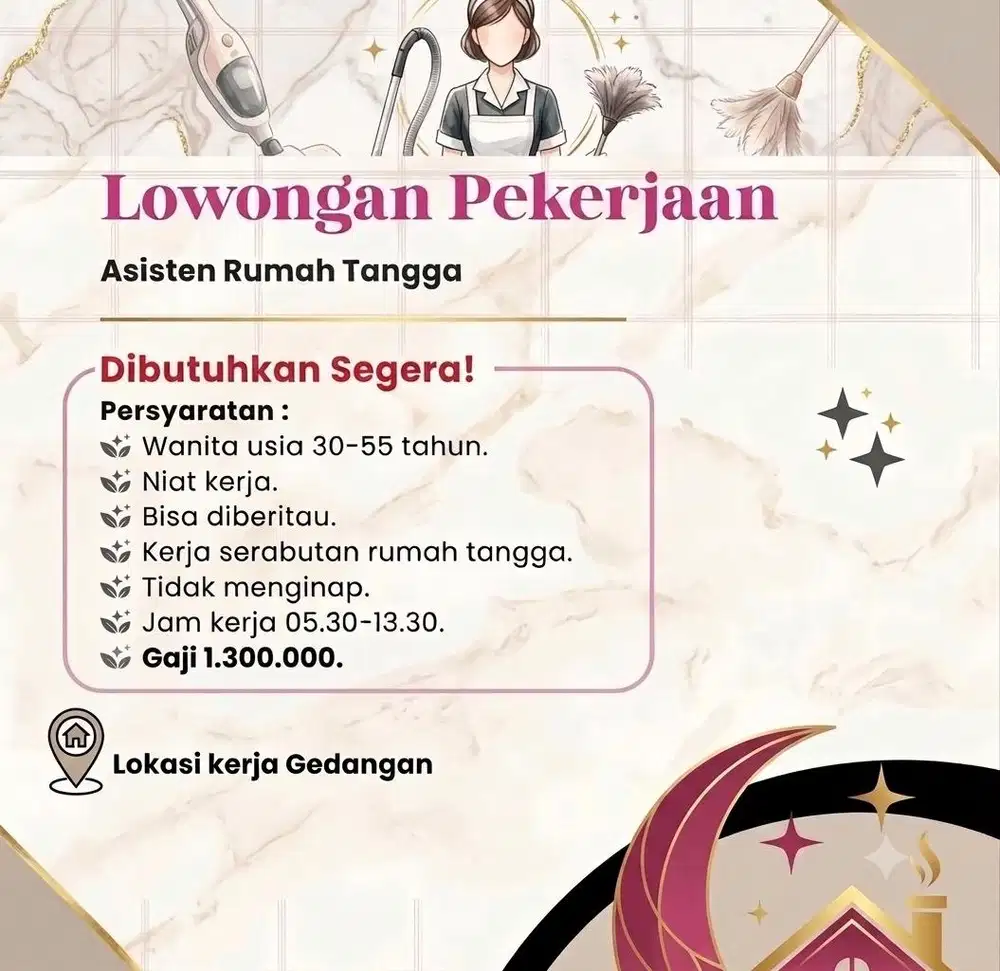 Asisten Rumah Tangga Gedangan