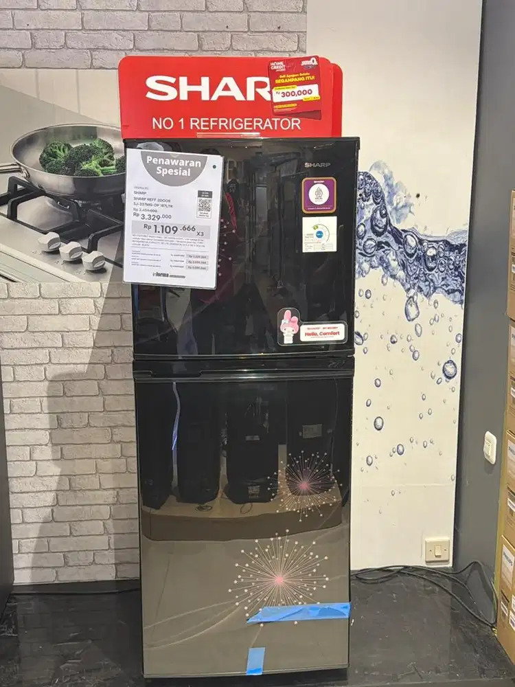 Promo Kredit Kulkas Sharp Bunga 0% di Sultan Agung Informa HCI