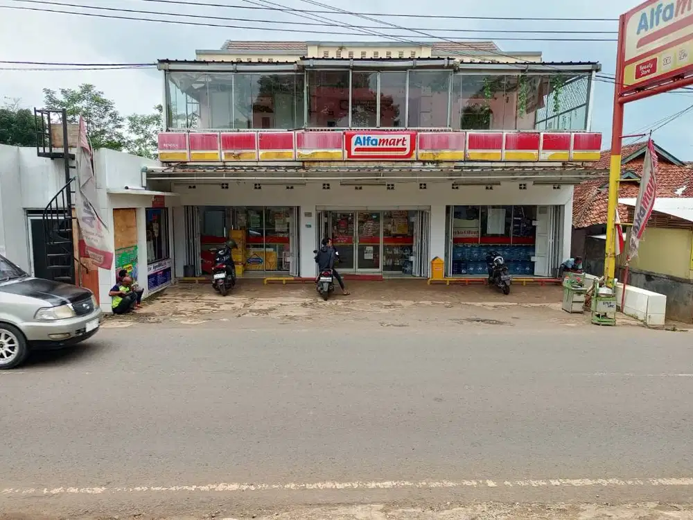 Dijual ALFA MART tanah dan bangunan hak milik surat sertifikat