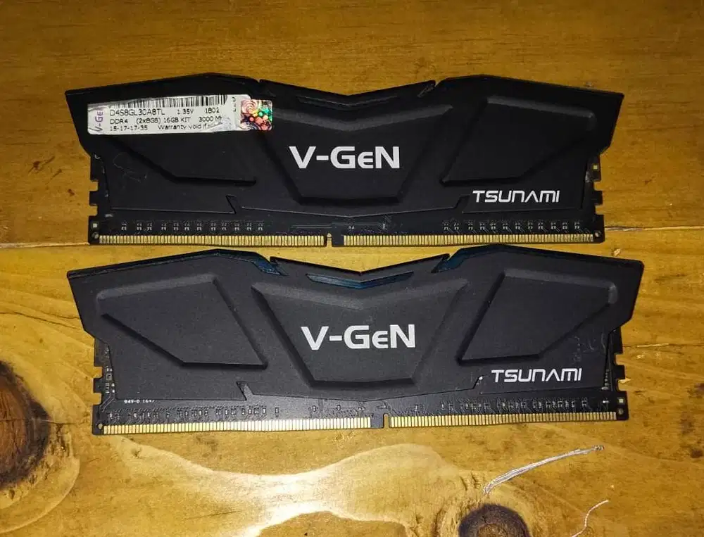 DDR4 16gb vgen tsunami 2x8gb kit 3000mhz 15-17-17-35