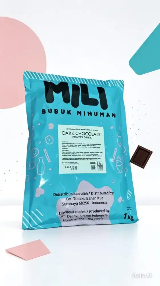 Mili Dark Chocolate – Bubuk cokelat hitam premium