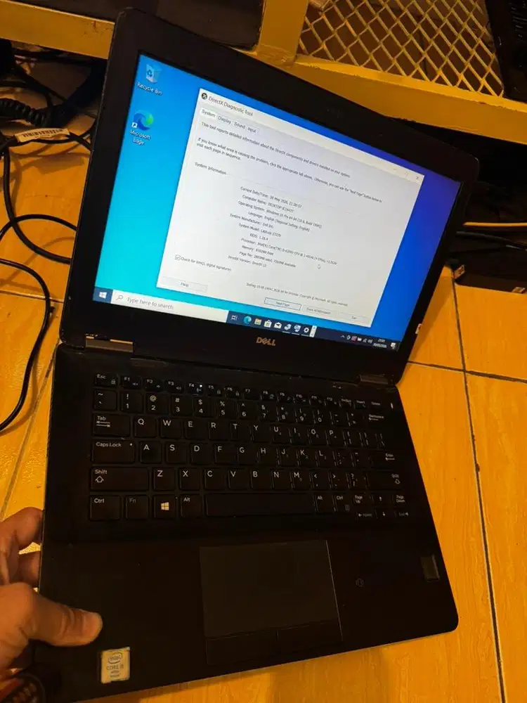 Laptop dell 12 inch