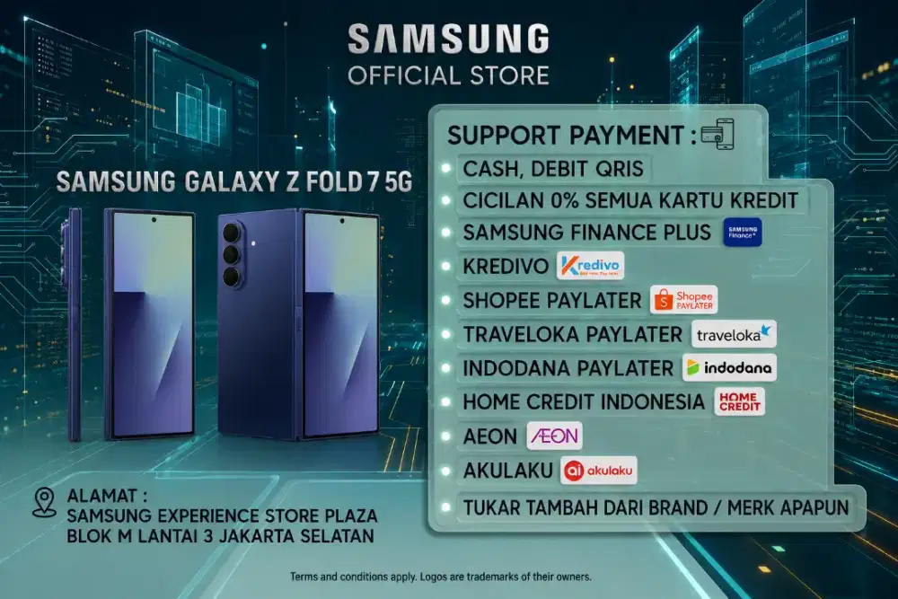 PROMO Samsung Galaxy Z Fold 7 5G Garansi Resmi SEIN
