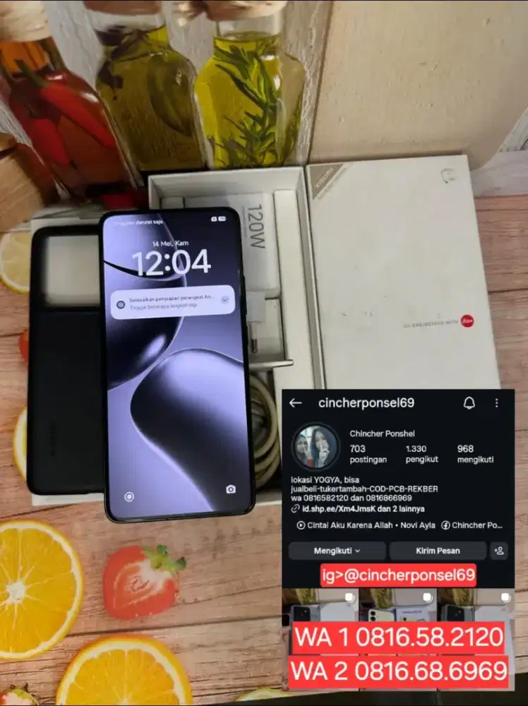 Jual hp likenew Xiaomi 14T pro 12/512 istimewa grns resmi masih jalan