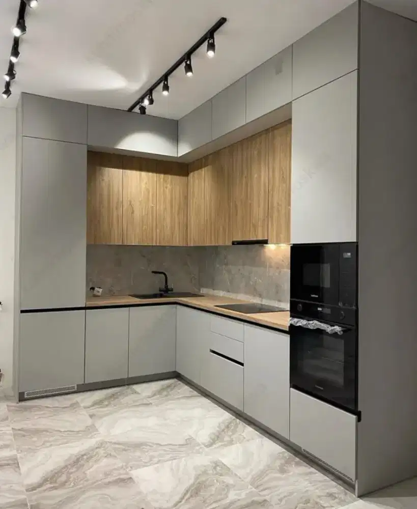KITCHEN SET MINIMALIS WARDROBE BEDROOM SET BACKDROP TV