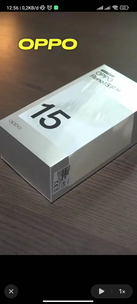 Oppo Reno 15F Twilight Blue